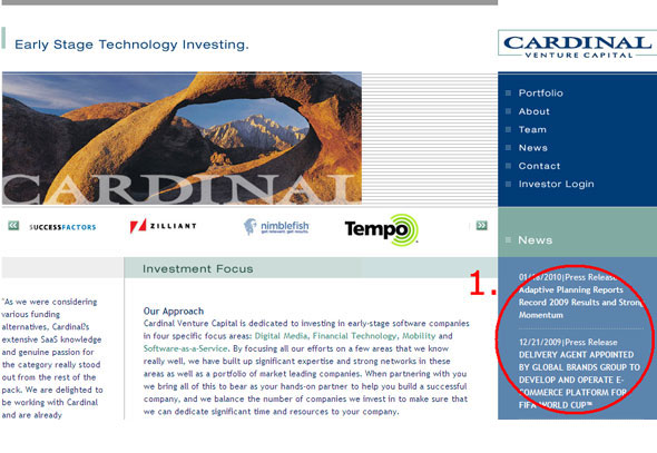 Cardinal Venture Capital News Cardinal Venture Capital News