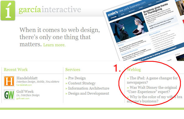 Garcia Interactive Weblog Garcia Media Weblog